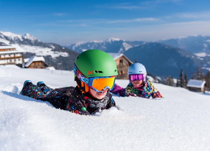 Gioco di divertimento in inverno