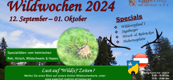Wildspezialitätenwochen 2025