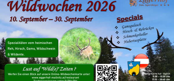 Wildspezialitätenwochen 2026