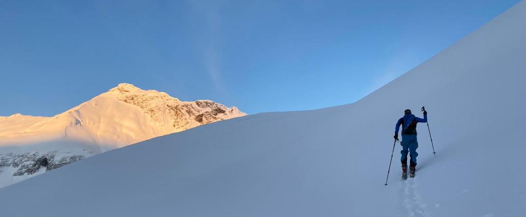 Aufstieg zur Romatenspitze 2690m