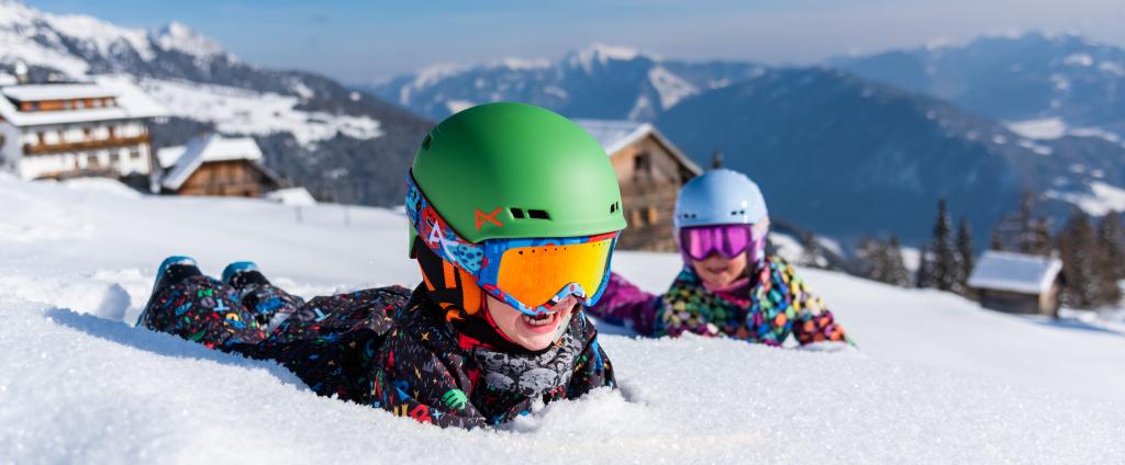 Familienspass im Schnee