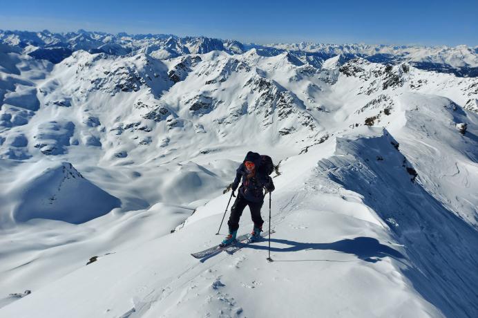 Aufsteig zum Hochkreuz 2.705m