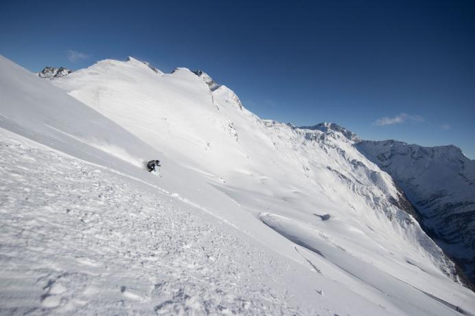 Abfahrt von der Arnoldhöhe 2.705 m (Ankogelgruppe)