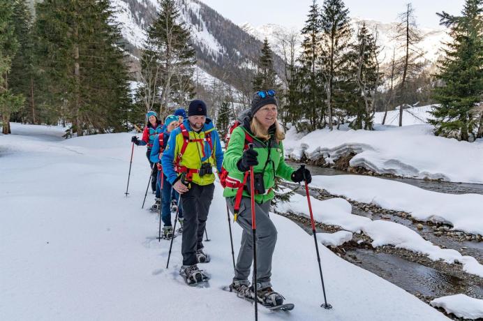 Schneeschuhwandern im Seebachtal