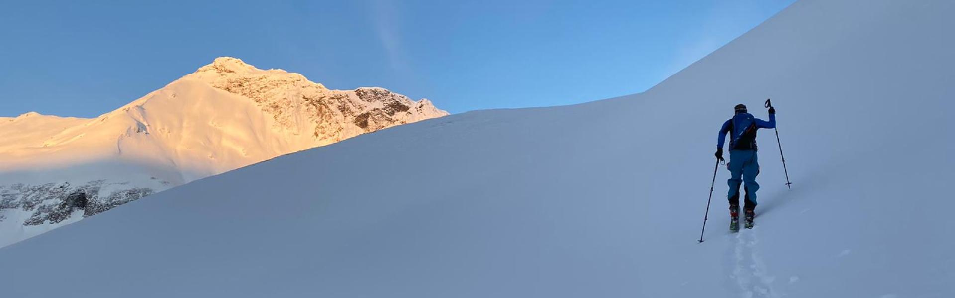 Aufstieg zur Romatenspitze